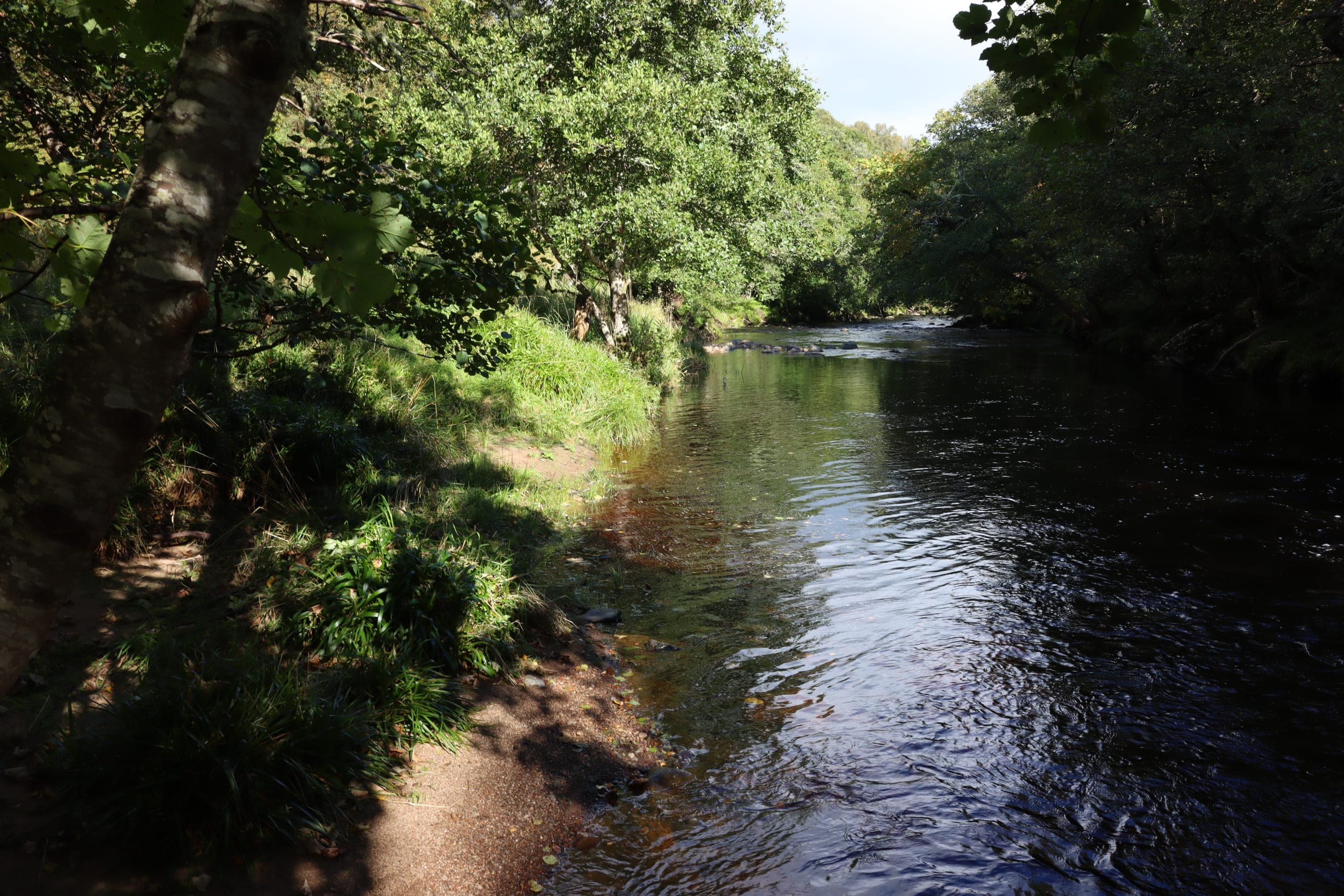 The River Nairn on the estate's private stretch