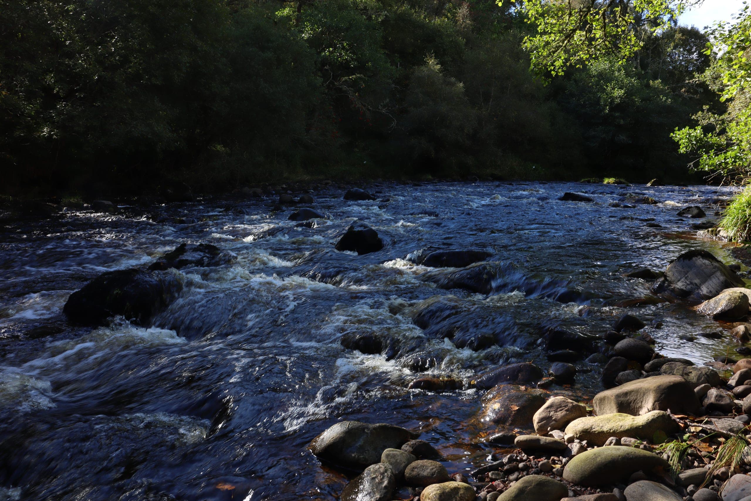 The River Nairn on the estate's private stretch