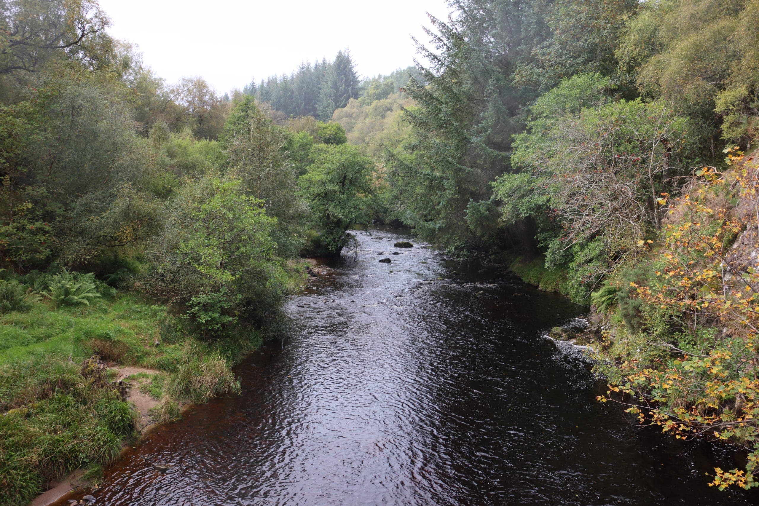 The River Nairn on the estate's private stretch
