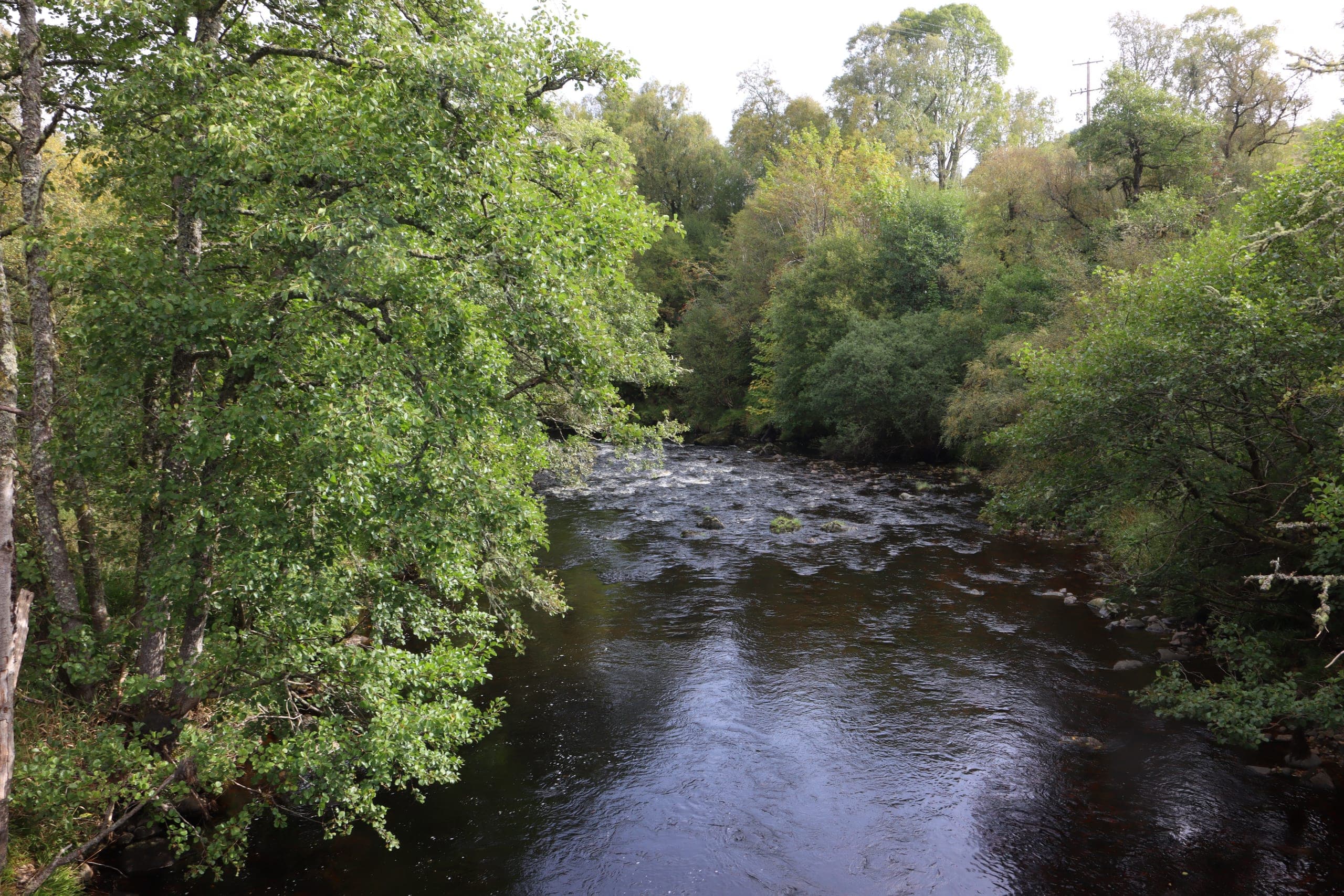 The River Nairn on the estate's private stretch