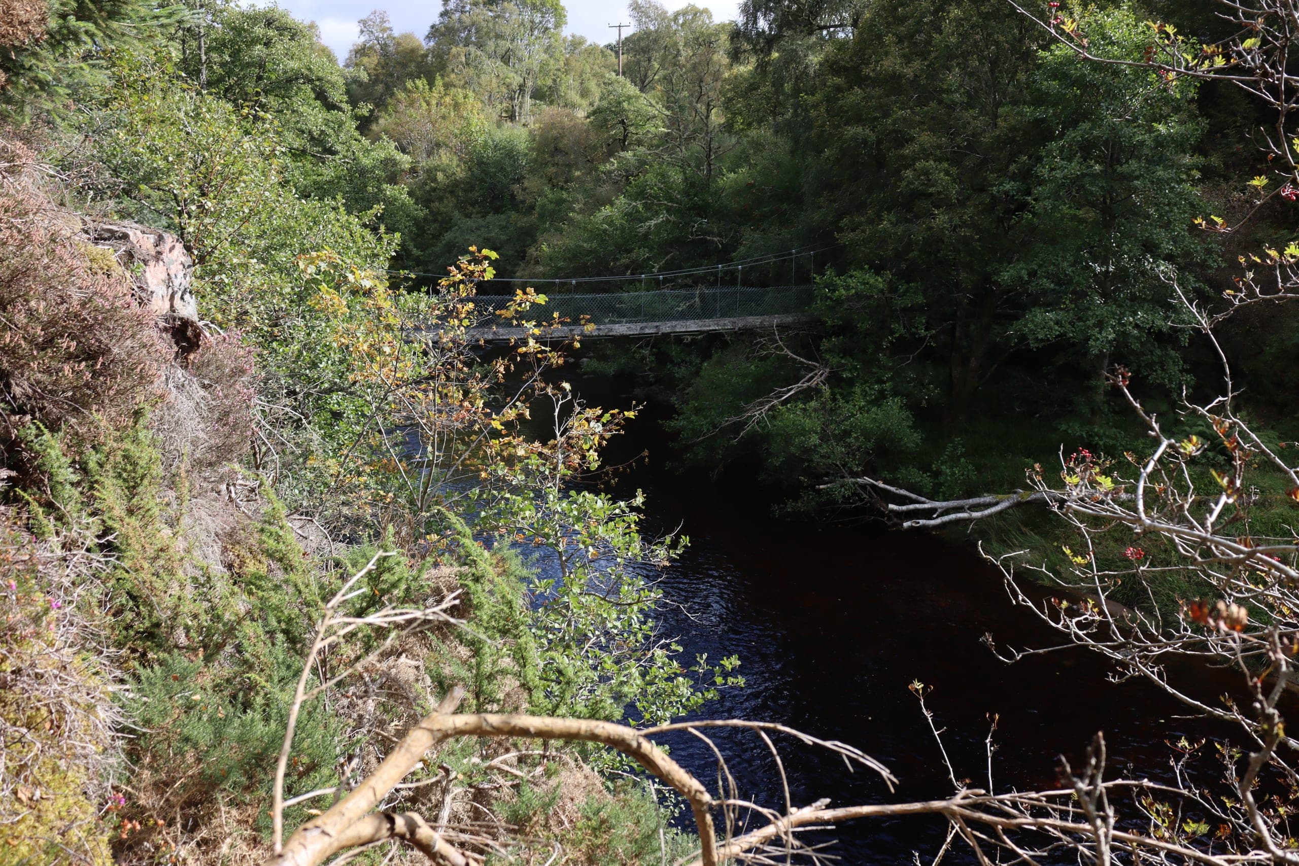 The River Nairn on the estate's private stretch
