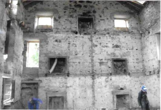 The Doune during restoration