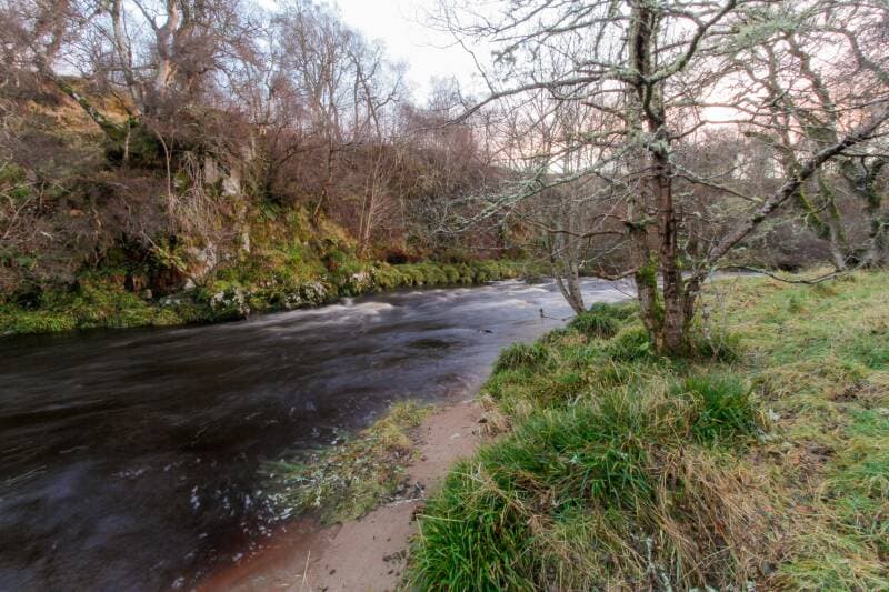 The River Nairn on the estate